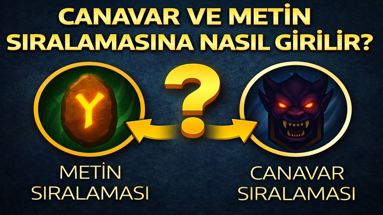 Mobile2 Canavar ve Metin Sıralamasına NASIL Girilir? (Adım Adım Anlattım) LORAN