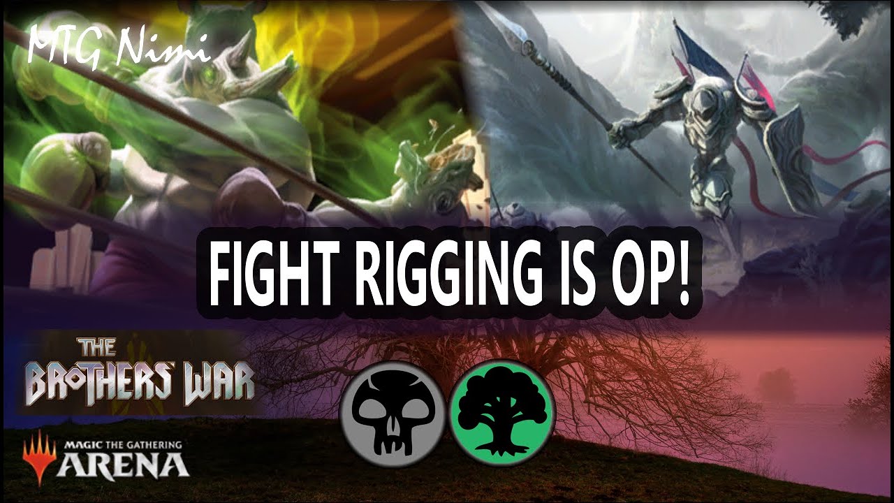 Fight Rigging Fight Rigging is OP! | The Brothers War | Standard Gameplay | MTG Arena ...