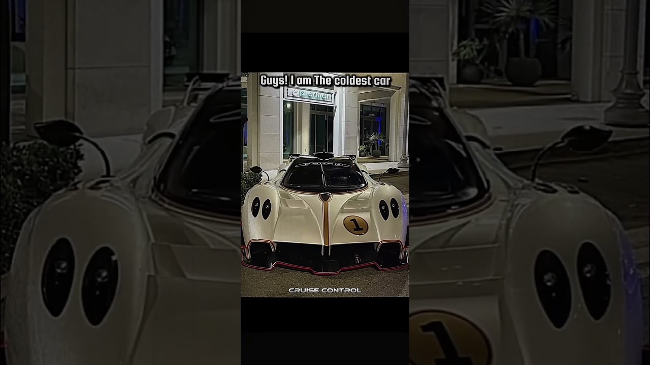 I am the coldest car 🥶🥶 #bmw #bugatti #pagani cars #caredit #trendingshorts  #foryou #coolcar —  SportyRides YouTube video