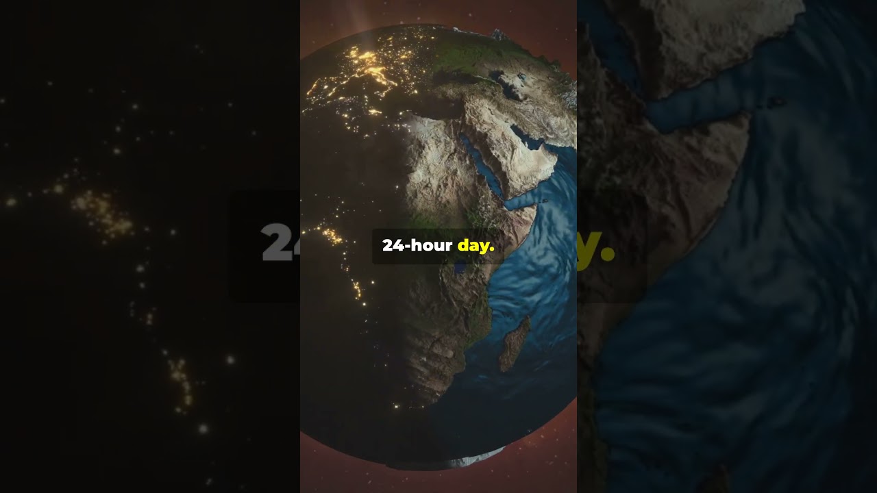 Did you know that early Earth's days lasted only 6 hours 🌌🕰️ 