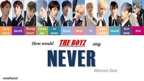 How would THE BOYZ sing NEVER by WANNA ONE