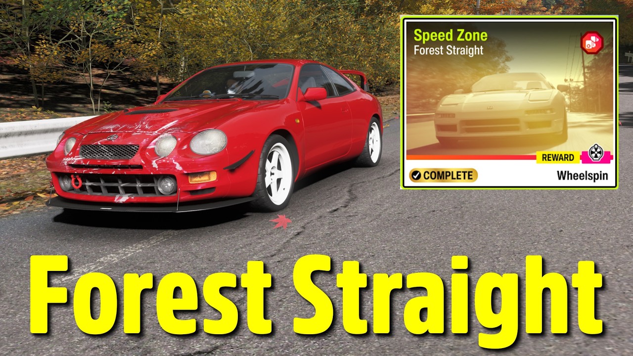 Forza Horizon 6 Forest Straight Speed Zone 157 km/h Japan B600 +