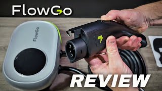 FlowGo Smart EV Charger Review: Great Connector, Long Cable, and ETL Listed!