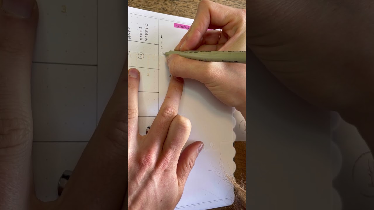 Горизонтальный еженедельник: планируйте вместе со мной! 