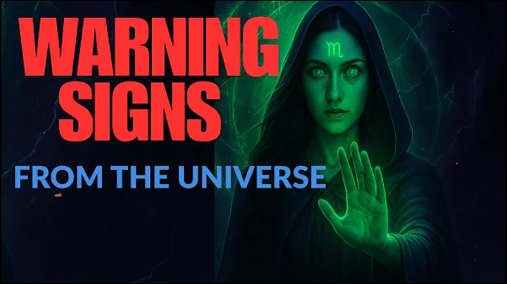 5 Warning Signs from the UNIVERSE ✨ Scorpio ♏ Stay Away