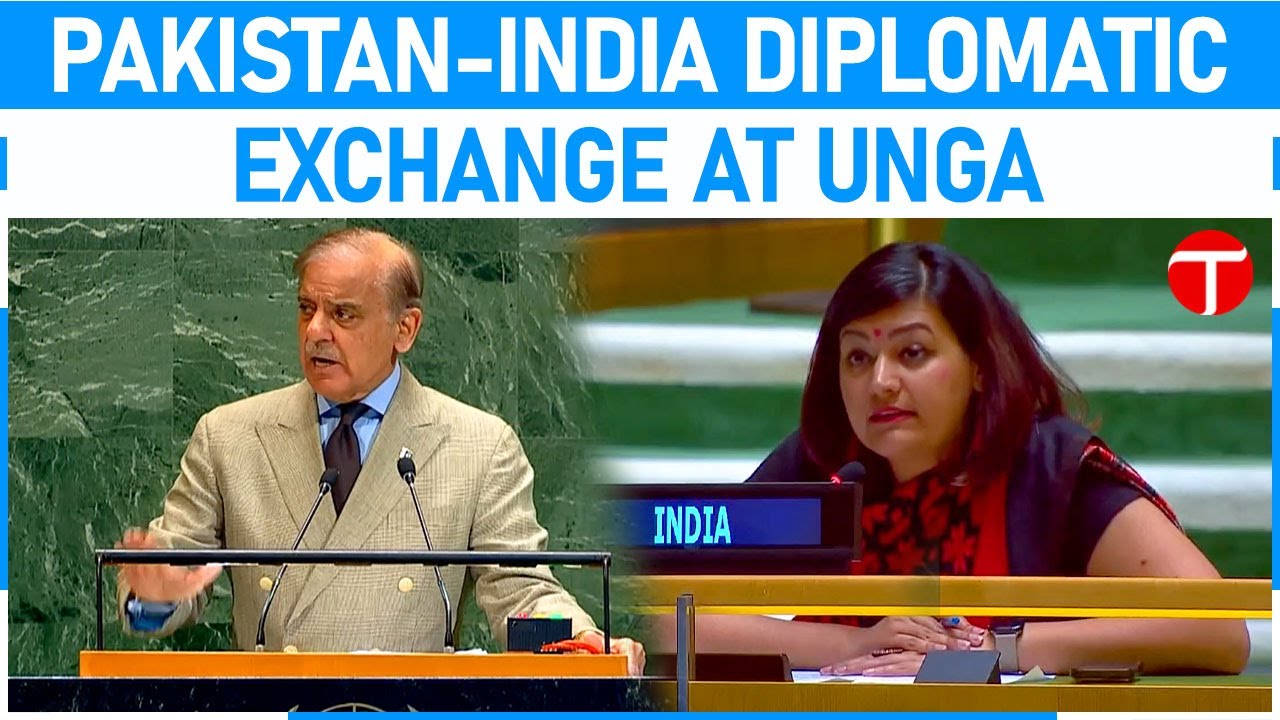 India, Pakistan Clash Fiercely at UN After Shehbaz Sharif's Blistering Speech