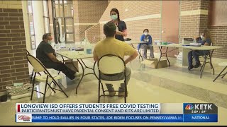 Longview ISD begins offering students free COVID-19 tests