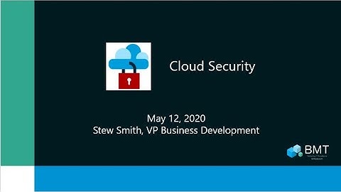 Cloud Security Webinar