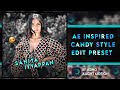 Ae inspired candy edit preset alight motion  xml  preset  dark efx