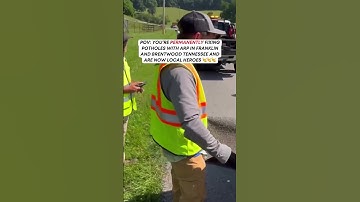 THE POTHOLE REPAIR THAT LASTS THROUGH PLOWS, SWEEPERS, and WEATHER. Americanroadpatch.com #potholes