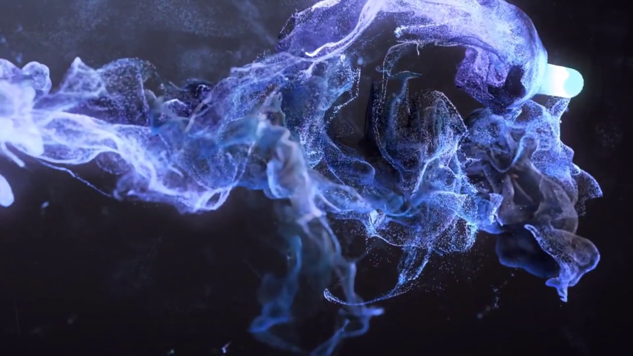 New intro 3d smoke animation video №2