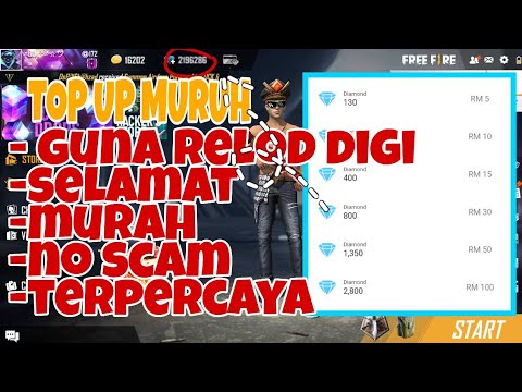TOP UP DIAMOND GUNA DIGI RELOD?MURAH - YouTube