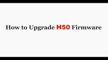 Thinkware Dash Cam: Firmware Upgrade for H50