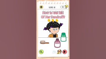 Level 10 Get Rid of My Dandruff | Brain Game 🧠 #shorts #puzzle #braingames #puzzlegame