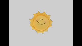 Happy Summer Sun Cookie