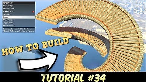 TUTORIAL #34 - Single Line Barge Spirals - How to build ( GTA 5 Content Creator )