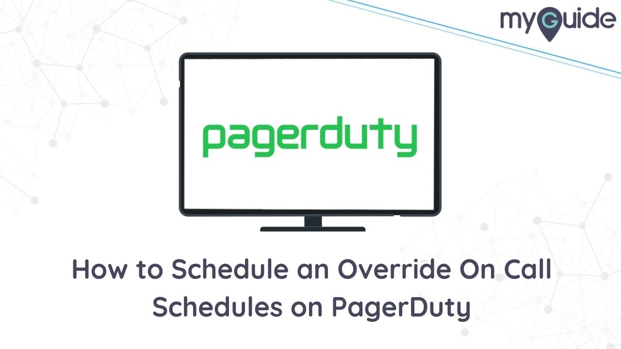 How to Schedule an Override On Call Schedules on PagerDuty YouTube