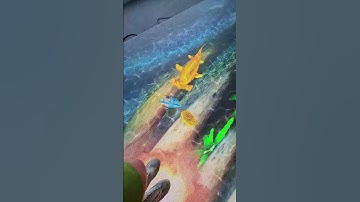 Have you tried to catch fish with your feet?#ledwall #leddisplay #ledscreen #eagerled #ledmodule