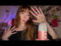 ASMR .ೀ Gem Tapping & Scratching Hand Sounds w/ Mic Triggers & Visuals
