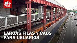 Traffic chaos in Santa Martha due to Line A Metro failure, provisional service available