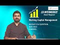 Working capital management icai may 2022
