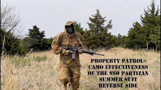 Property Patrol - Camouflage Effectiveness of the SSO Partizan Summer “Reverse” side.