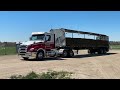 2 Tuckahoe turf farm Freightliner Cascadia 116 Semi Trucks on Myrtle Street in Winslow NJ. ￼￼