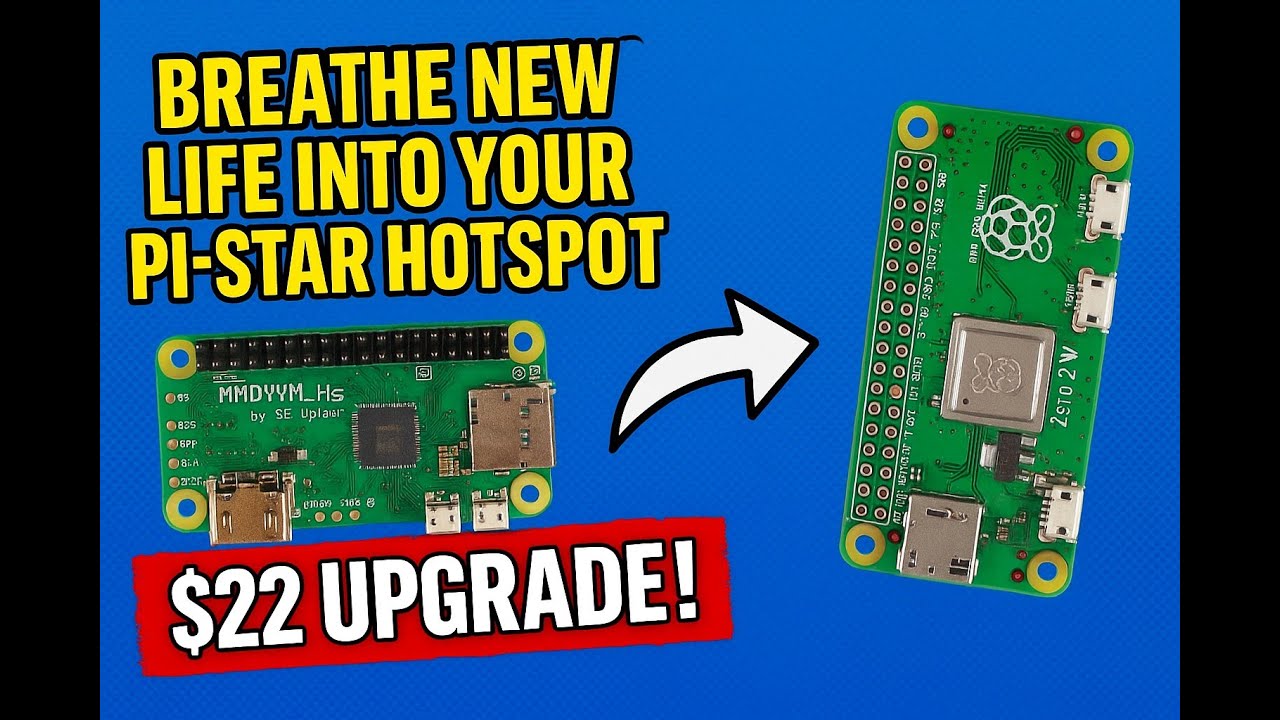 Breathe New Life into Your Pi-Star Hotspot with THIS Simple $22 Upgrade!
