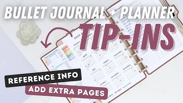 What is a Tip-in? | Add Extra Functionality to Any Notebook or Planner
