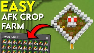 Simple 1.19+ Villager Crop Farm Minecraft Bedrock MCPE