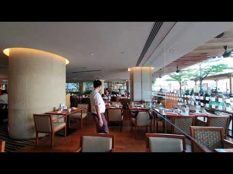 Next 2 Cafe setup for breakfast at Shangrila Hotel Bangkok