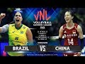 Brazil vs. China | Highlights | Women's VNL 2019