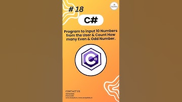 🔥Program to Input Natural Numbers & Count How many Even or Odd  || C# Language for Beginners.