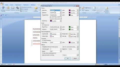 Track changes in Ms word class 12th