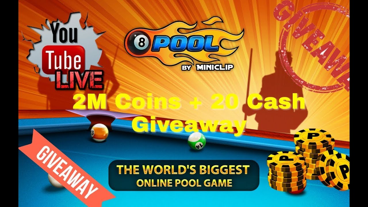 8 Ball Pool 2M coins account giveaway | 250 sbs special