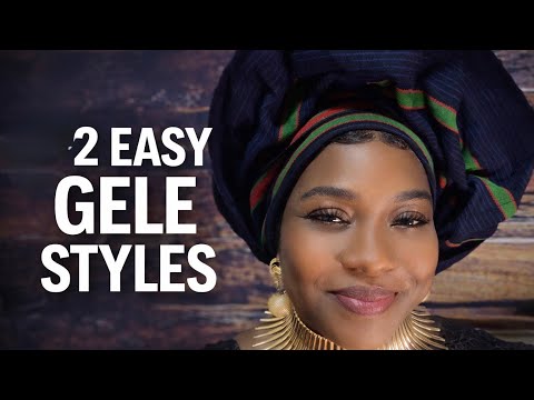 How to Tie 2 Stunning Gele Headwrap Styles in Under 5 Minutes | Beginner Friendly