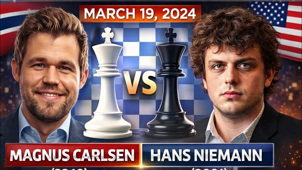 Magnus Carlsen vs Hans Niemann | Epic 3+2 Blitz Chess Battle (Full Game)