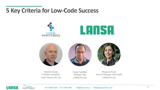 5 Key Criteria for Low Code Success