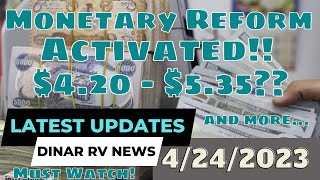 New Exchange Rate Imminent 1IQD = $4.20 - $5.35 | Iraq Dinar RV Updates | 4/24/23 | IQD ReValue News