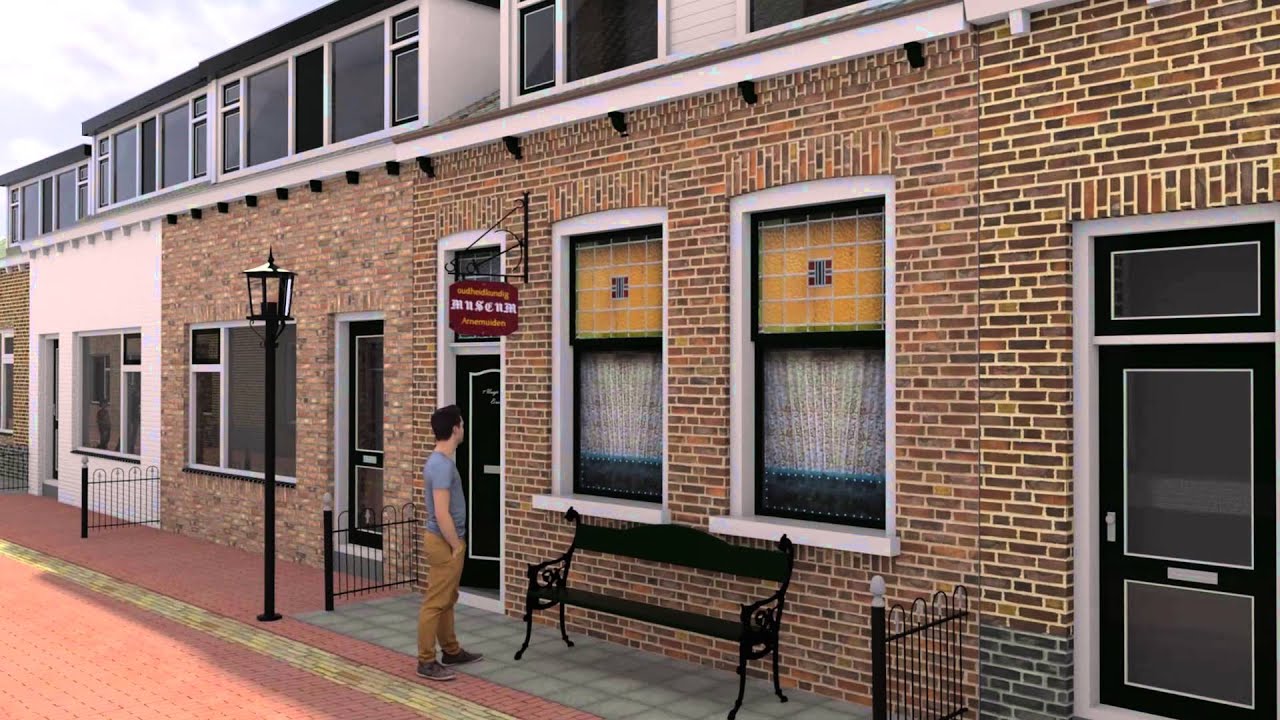 3D virtuele wandeling door Arnemuiden