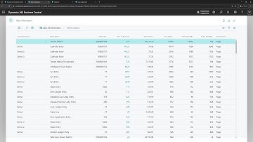 Business Central short video: View/Open a table from 8700 Table Information page
