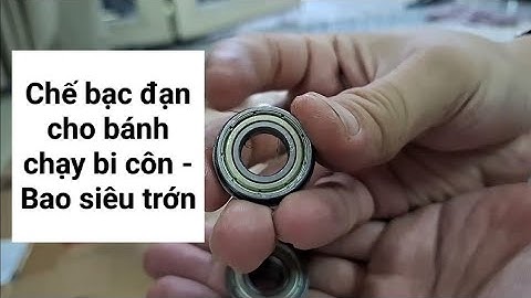 Hẻm Review - Chế bạc đạn cho đùm (moay ơ) bánh sau chạy côn bi qua bạc đạn - Líp vặn