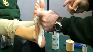 X Arch Tape (Foot): see note below and handout