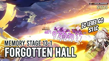 Lvl 60 Jing Yuan is already broken! - Forgotten Hall Stage 13 | Honkai Star Rail