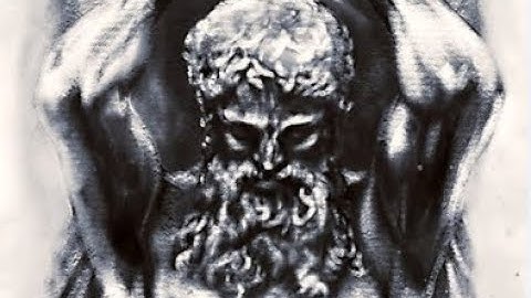 AUTODESK SKETCHBOOK PRO Timelapse | ATLAS GREEK FIGURE | VEXEL ART Digital Painting
