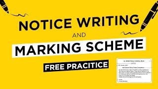 Notice Writing for Class 10 and 12 PDF Format for Free