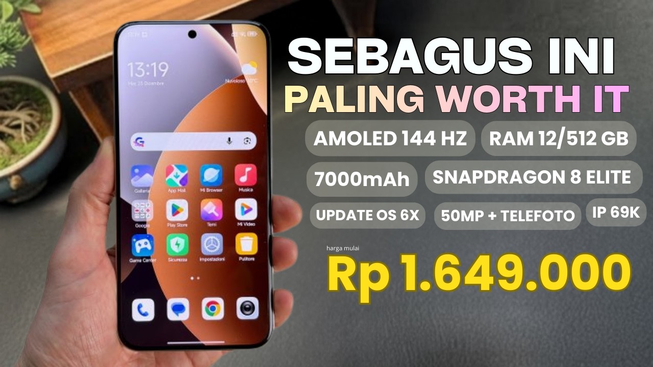 BIKIN NGILER‼️RAM 12/512 GB, 7000mAh - HP TERBAIK TURUN HARGA DI 2026