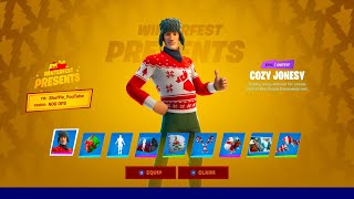 ALL FORTNITE PRESENTS! (Winterfest 2020)