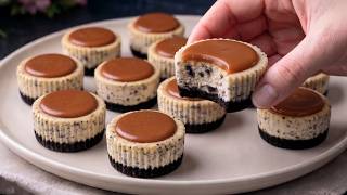 The Best Mini Cheesecakes I've Ever Eaten! 2 Easy Desserts