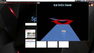 Completing cake in ice dodo